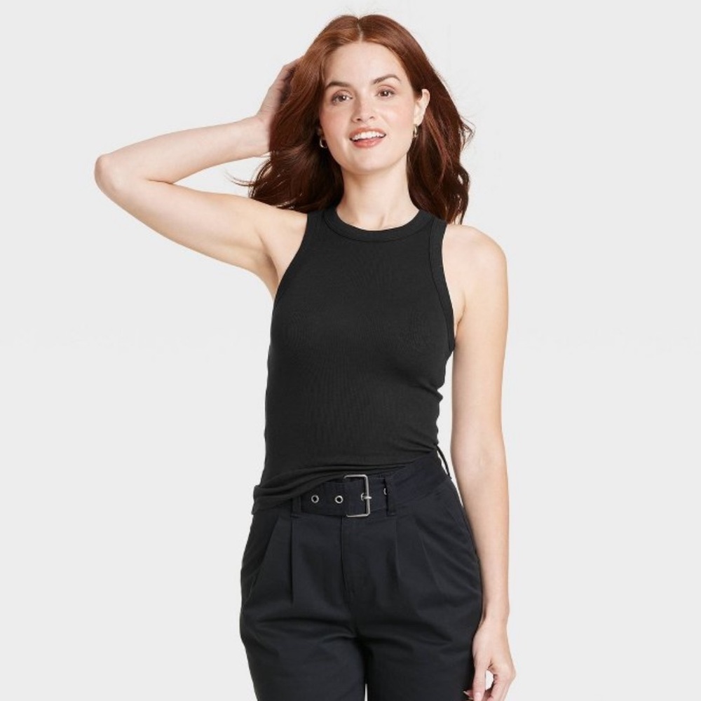 A New Day Black High Neck Tank Top - Brand New with Tags - Never been worn